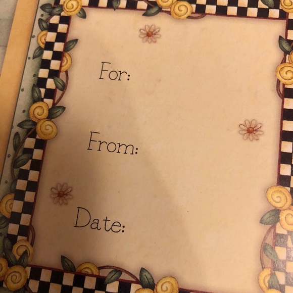 Bundle of 3 items: Sisters are a blessing decor plate, mug, hardcover book - Picture 11 of 11